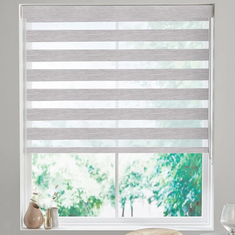 Nura Made To Measure Day Night Blind Grey