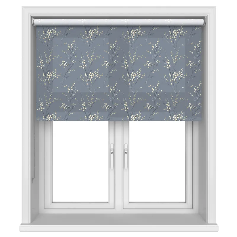 Laura Ashley Pussy Willow Dark Seaspray Blinds Uk