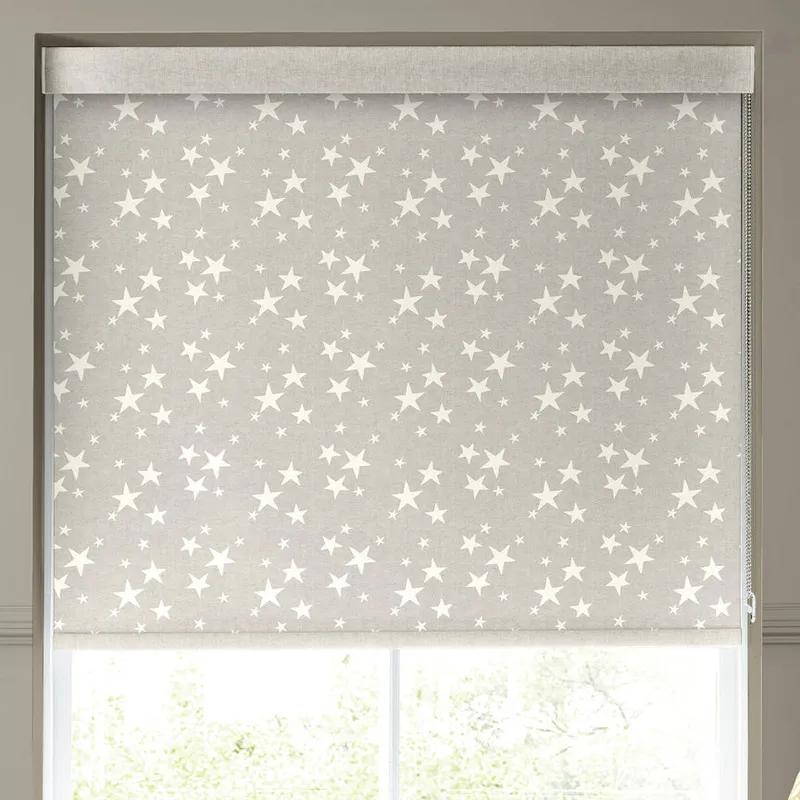 Emily Bond St Maws Made To Measure Blackout Roller Blind Pebble