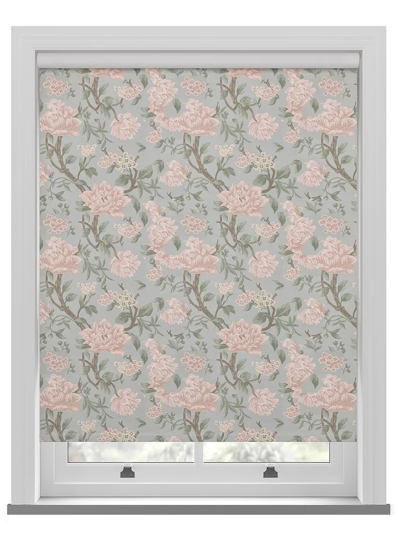 Laura Ashley Tapestry Floral Blush Roller Blind