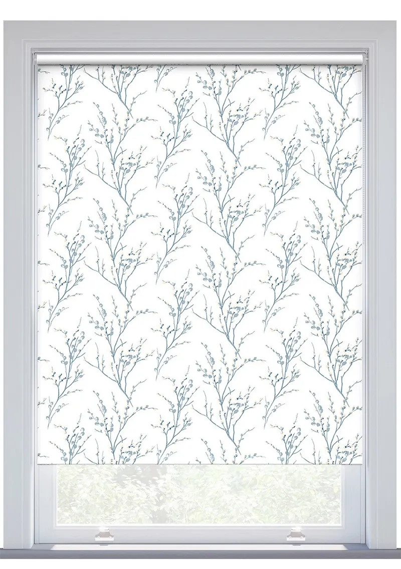 Laura Ashley Pussy Willow Off White Seaspray Roller Blind