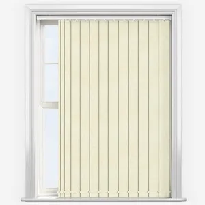 Voga Cream Textured Vertical Blind