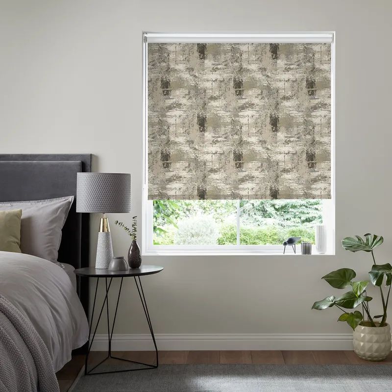 Insta Fit No Drill Adventure Blackout Earth Roller Blinds - Fit In 30