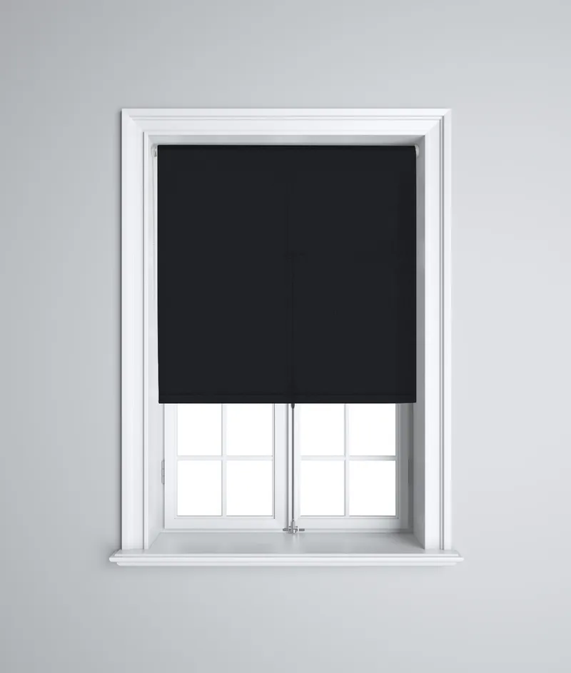 Vista Fr Black 3m Battery Powered Roller Blinds