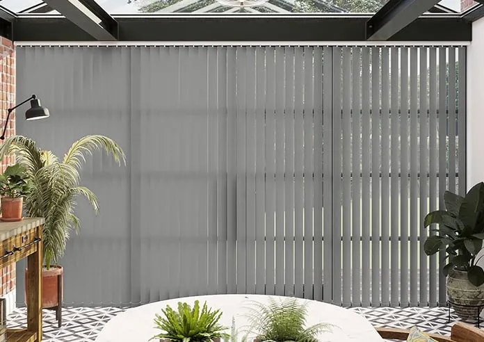 Amalfi Bastille Grey - Vertical Blind