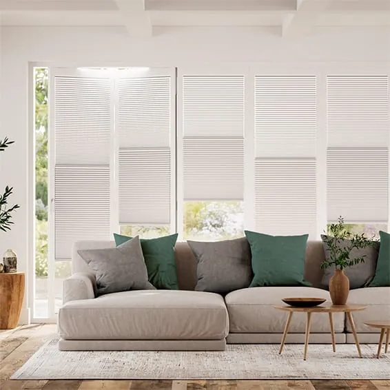 Bifold Night & Day Duo Chantilly Pleated Blind