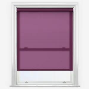 Deluxe Plain Plum Roller Blind