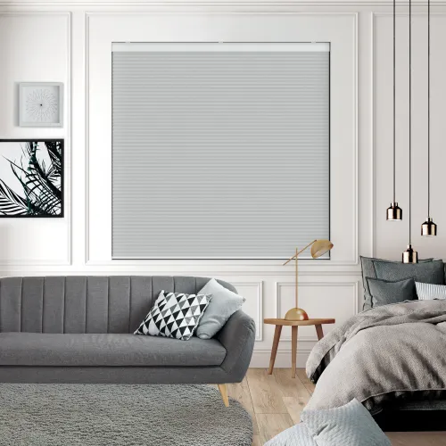Velto Earth Grey Blackout Cordless Honeycomb Pleated Blind