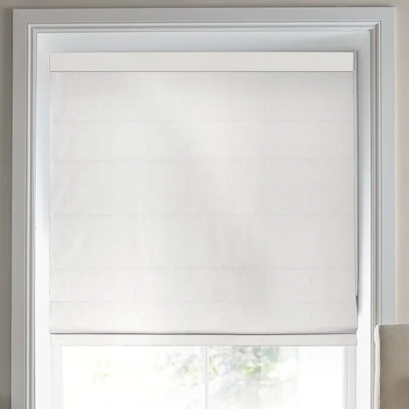 Laura Ashley Swanson Made To Measure Roman Blind Oyster