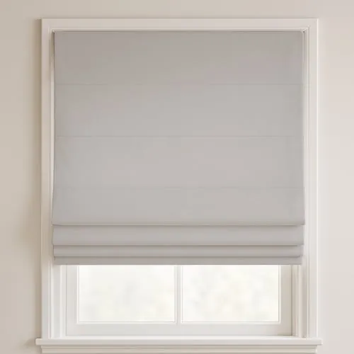 Zest Marshmallow Deluxe Roman Blinds