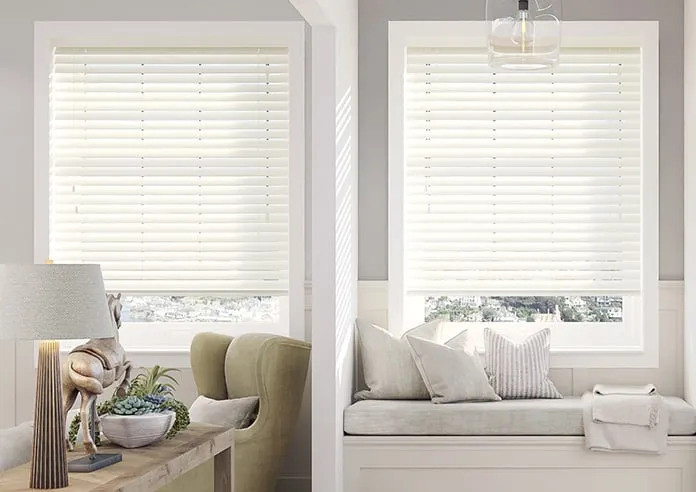 Ecowood Devon Cream Fine Grain - Motorised Venetian Blind