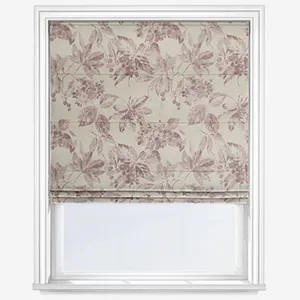 Flora Berry Roman Blind