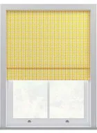 Orla Kiely Tiny Stem Yellow Roman Blinds