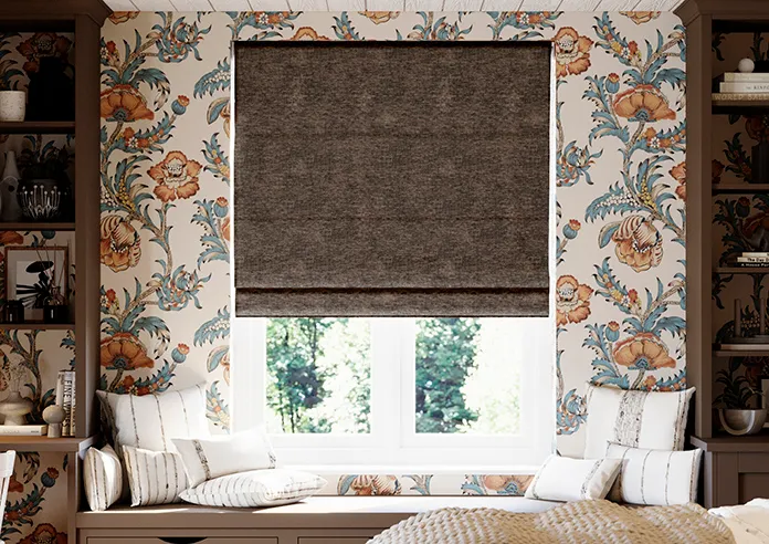 Maurice Chocolate - Roman Blind