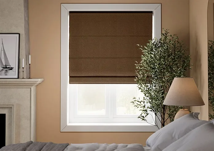 Sicily Chocolate - Roman Blind