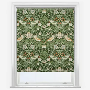 William Morris At Home Strawberry Thief Nettle Roller Blind