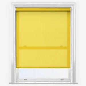 Deluxe Plain Sunshine Yellow Roller Blind