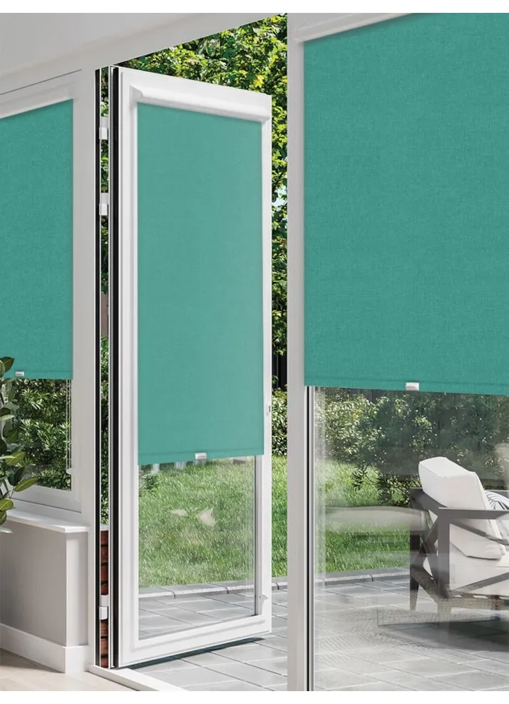 Melbourne Turquoise Perfect Fit® Roller Blind