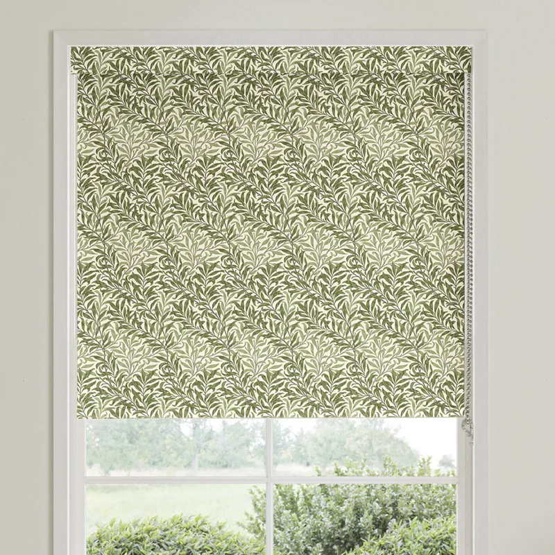 William Morris Willow Bough Blackout Made To Measure Roller Blind Moss