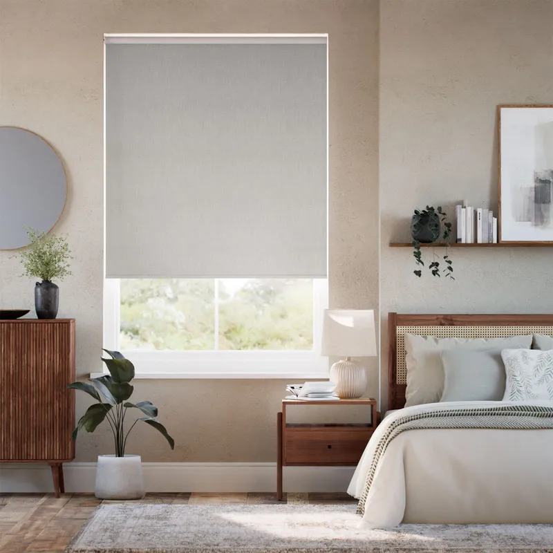 Moda Blackout Ash Grey Roller Blind