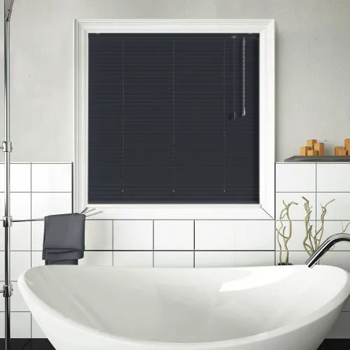 Matt Black Venetian Blind