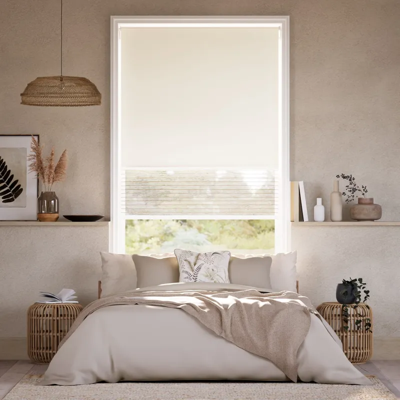 Alia Limestone Double Roller Blind