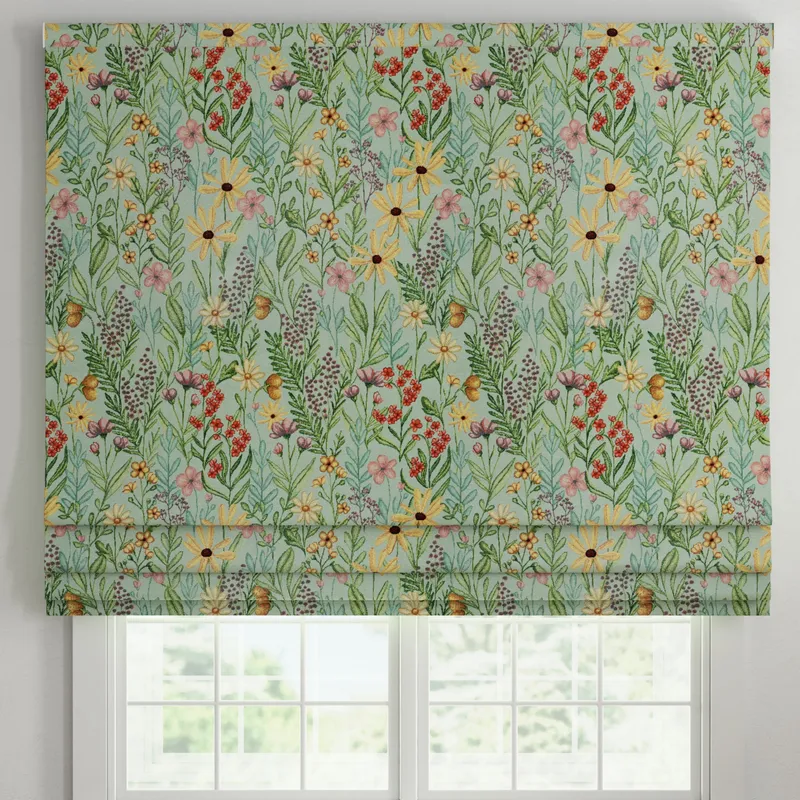 Ante Decor Meadow Tapestry Made To Measure Roman Blind Winter