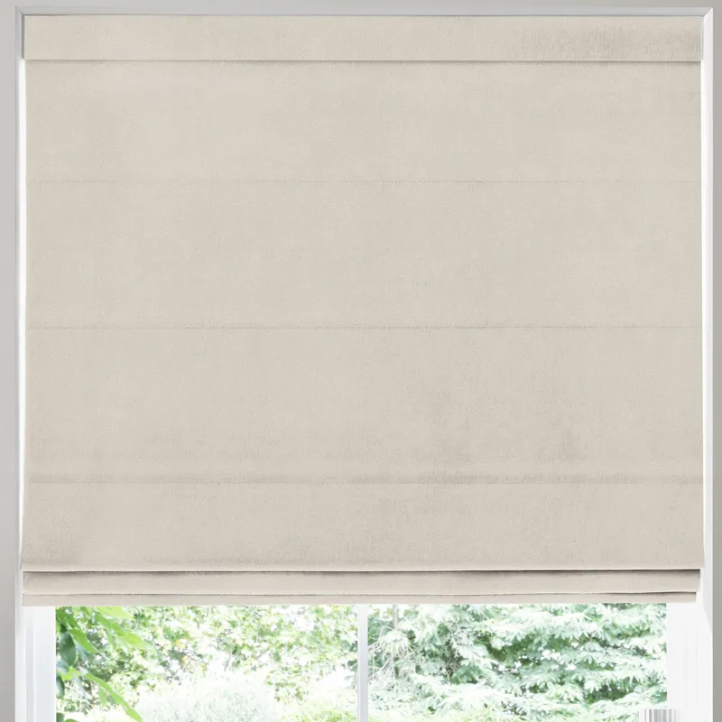 Florence Velvet Made To Measure Roman Blind Sesame