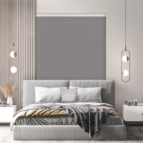 Maven Ebony Earth Blackout Cordless Honeycomb Pleated Blind
