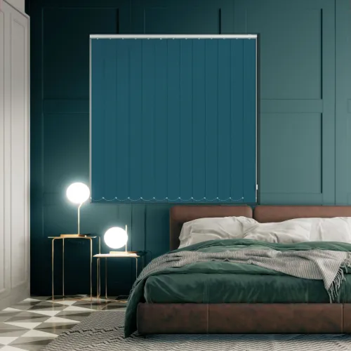 Bedtime Ocean Blue Vertical Blind