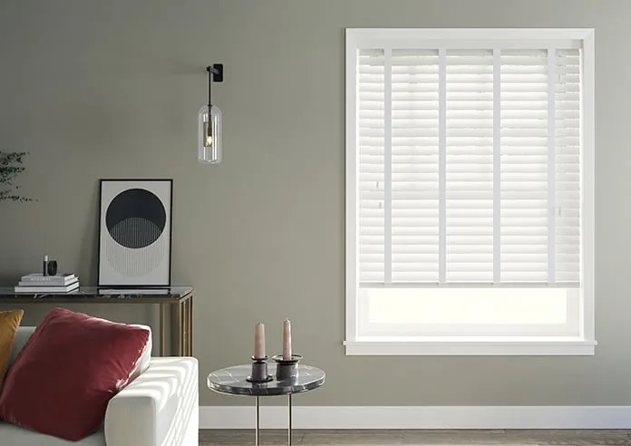 Ecowood Deluxe Chenille Fine Grain - Motorised Venetian Blind