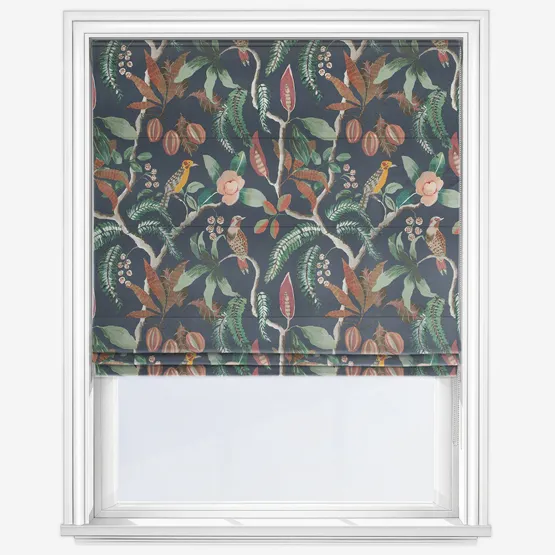 Sumatra Cobalt Roman Blind