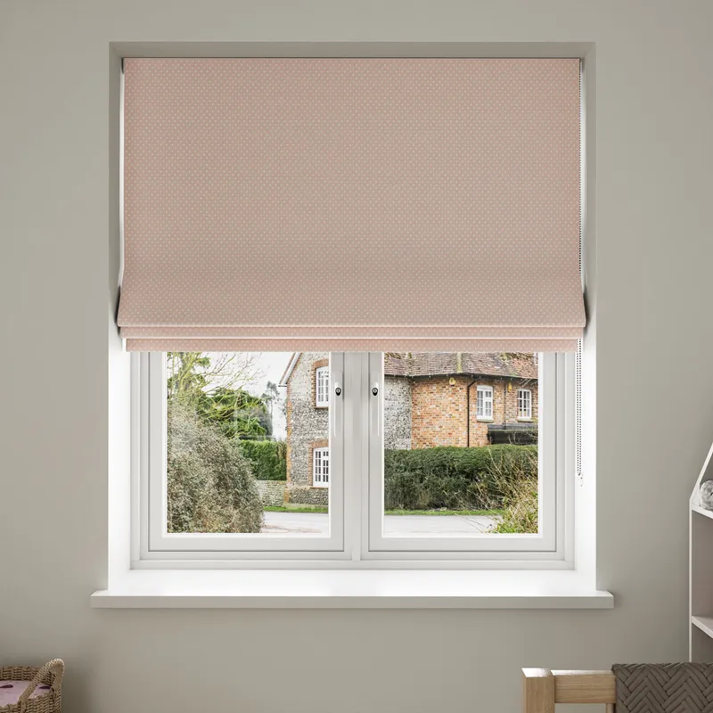 Laura Ashley Louise Star Pink Blinds Uk
