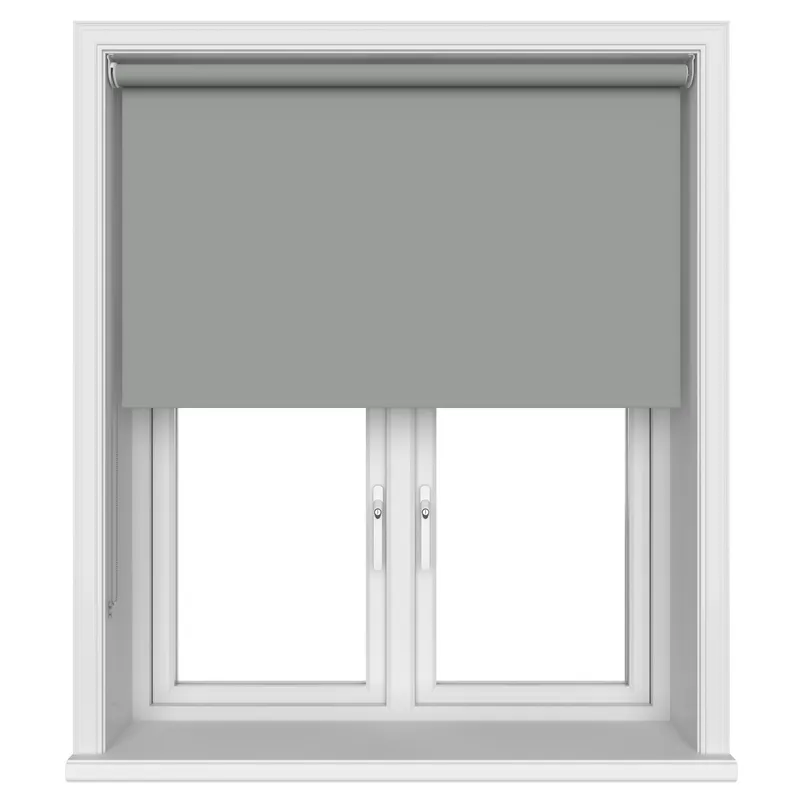 Signature Blackout Roller Blinds Uk | Mid Grey