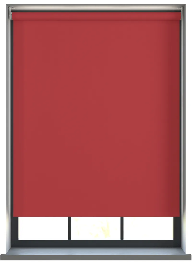 Amor Crimson Rose Roller Blind