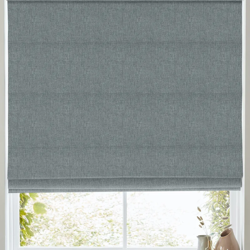 Positano Made To Measure Roman Blind Slate