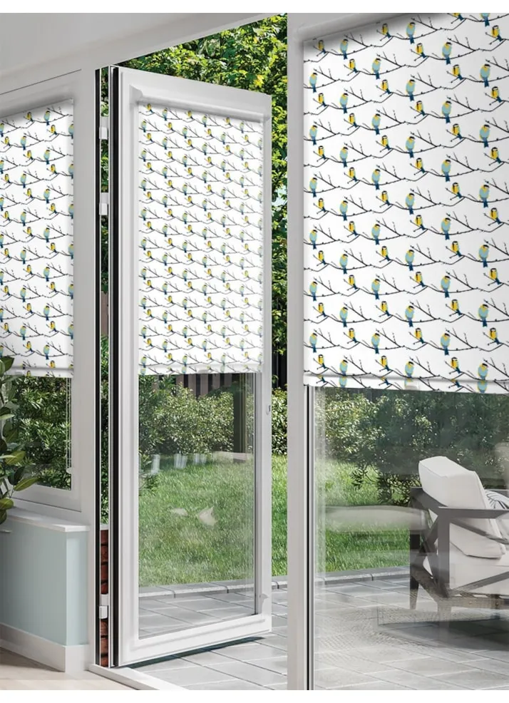 Juneberry And Bird By Lorna Syson Perfect Fit Roller Blind