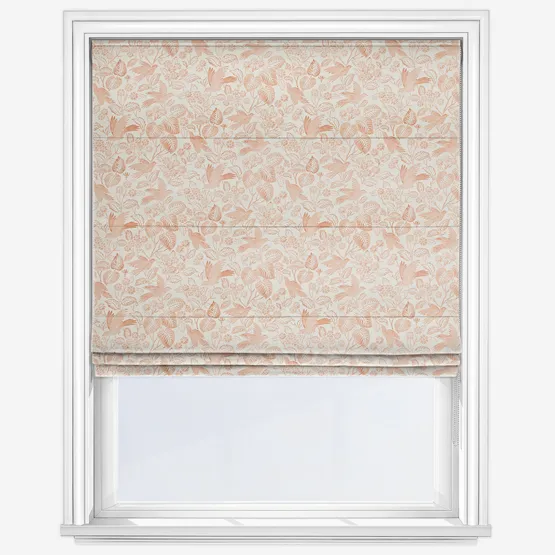 Hollies Apricot Roman Blind