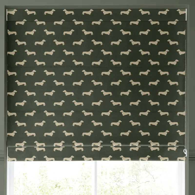 Emily Bond Peggy Made To Measure Roman Blind Fern