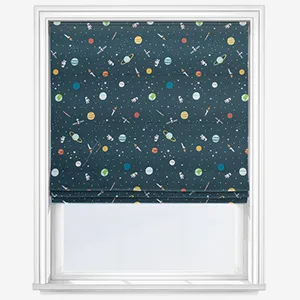 Sophie Allport Space Teal Roman Blind