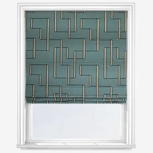 Casamance Lusio Petrole Roman Blind