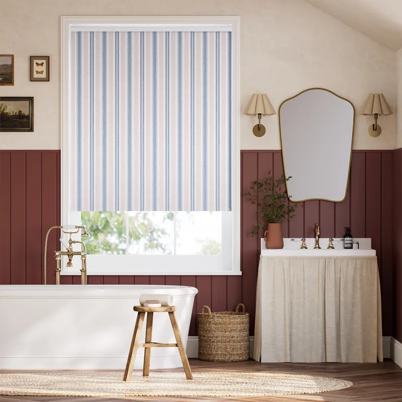 Regatta Stripe Blue & Red Roller Blind