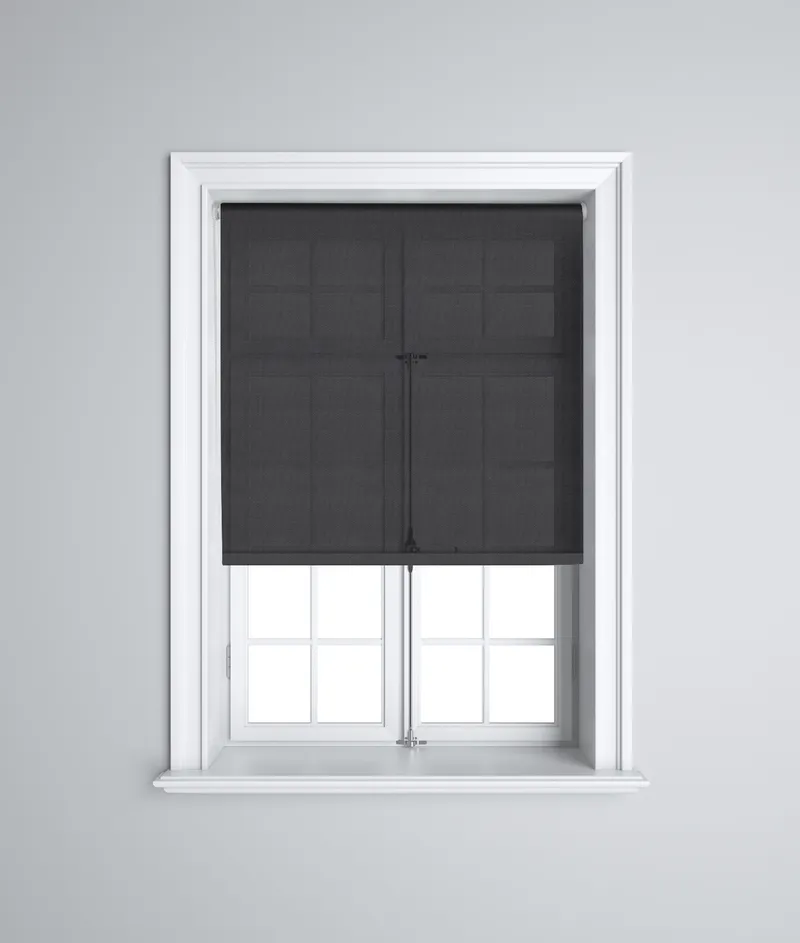 Essence Fr 3% Black 3m 230v Relay Operated Electric Roller Blinds