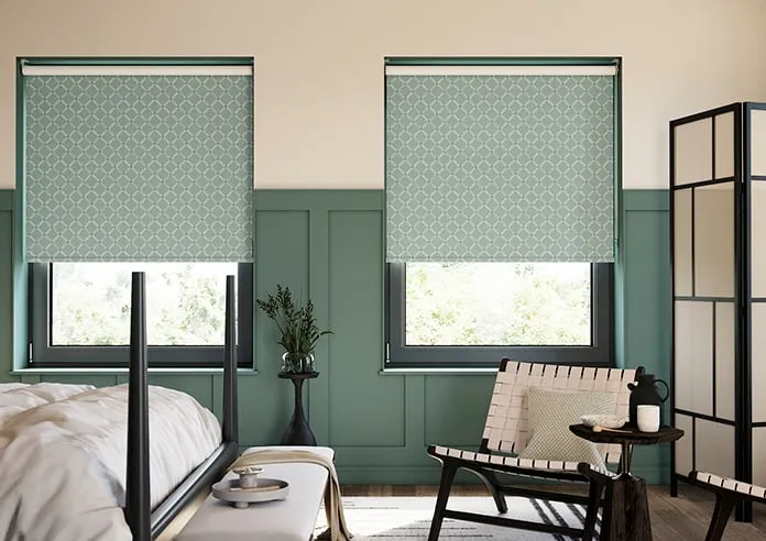 Gianna Antique Blue - Roller Blind
