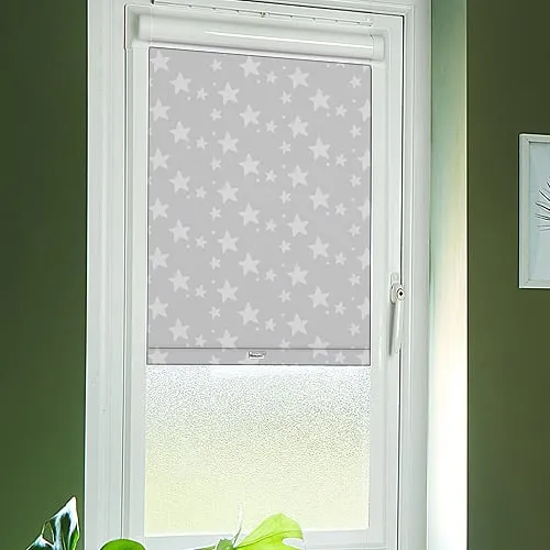 Magical Grey (Blackout) Perfect Fit Blackout Roller Blinds