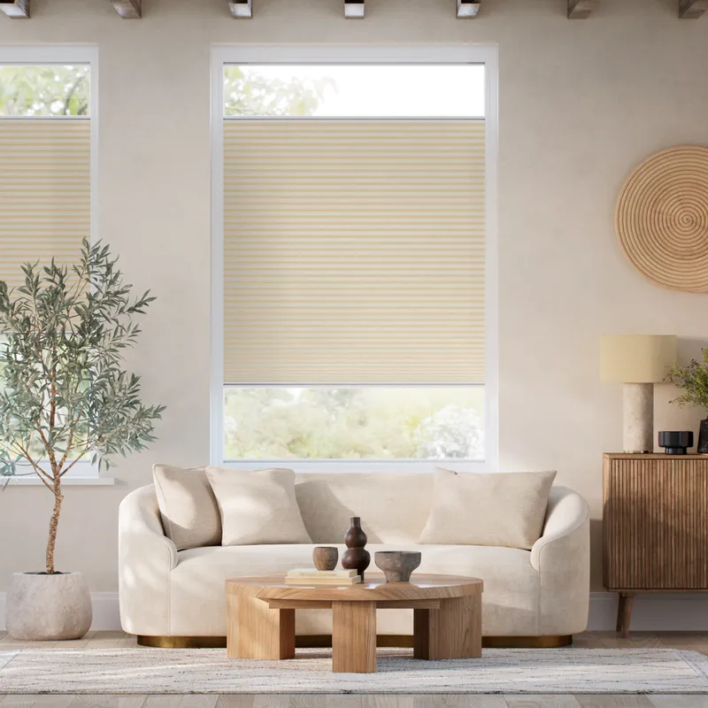 Stick On Duoshade Cornsilk Thermal Blind
