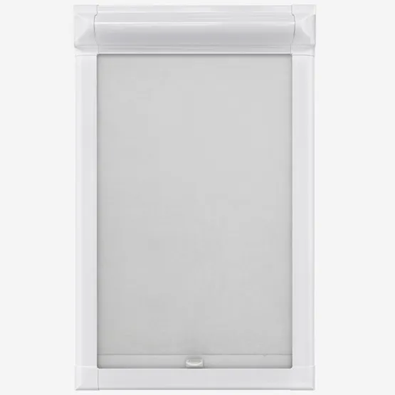 Crush Whistler White Perfect Fit Roller Blind