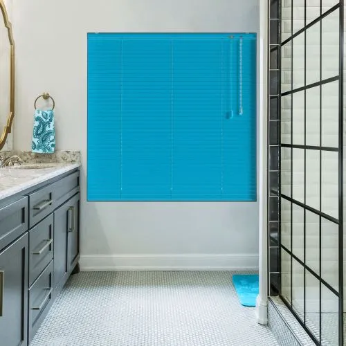 Brushed Bluegreen Venetian Blind