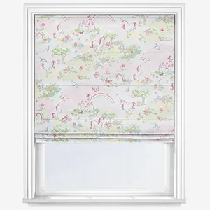 Cath Kidston Magical Scenic Pink Roman Blind