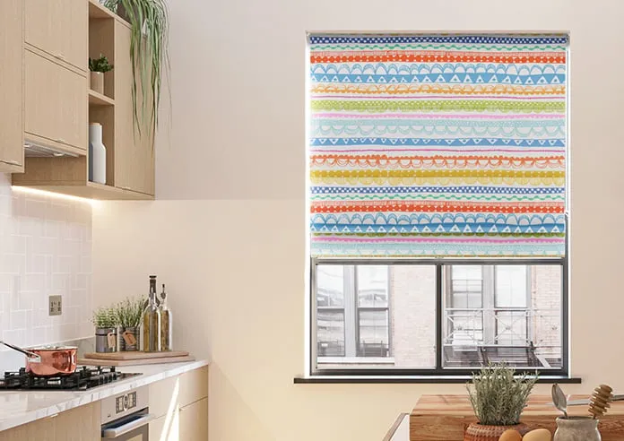 Bohemian Brights - Roman Blind